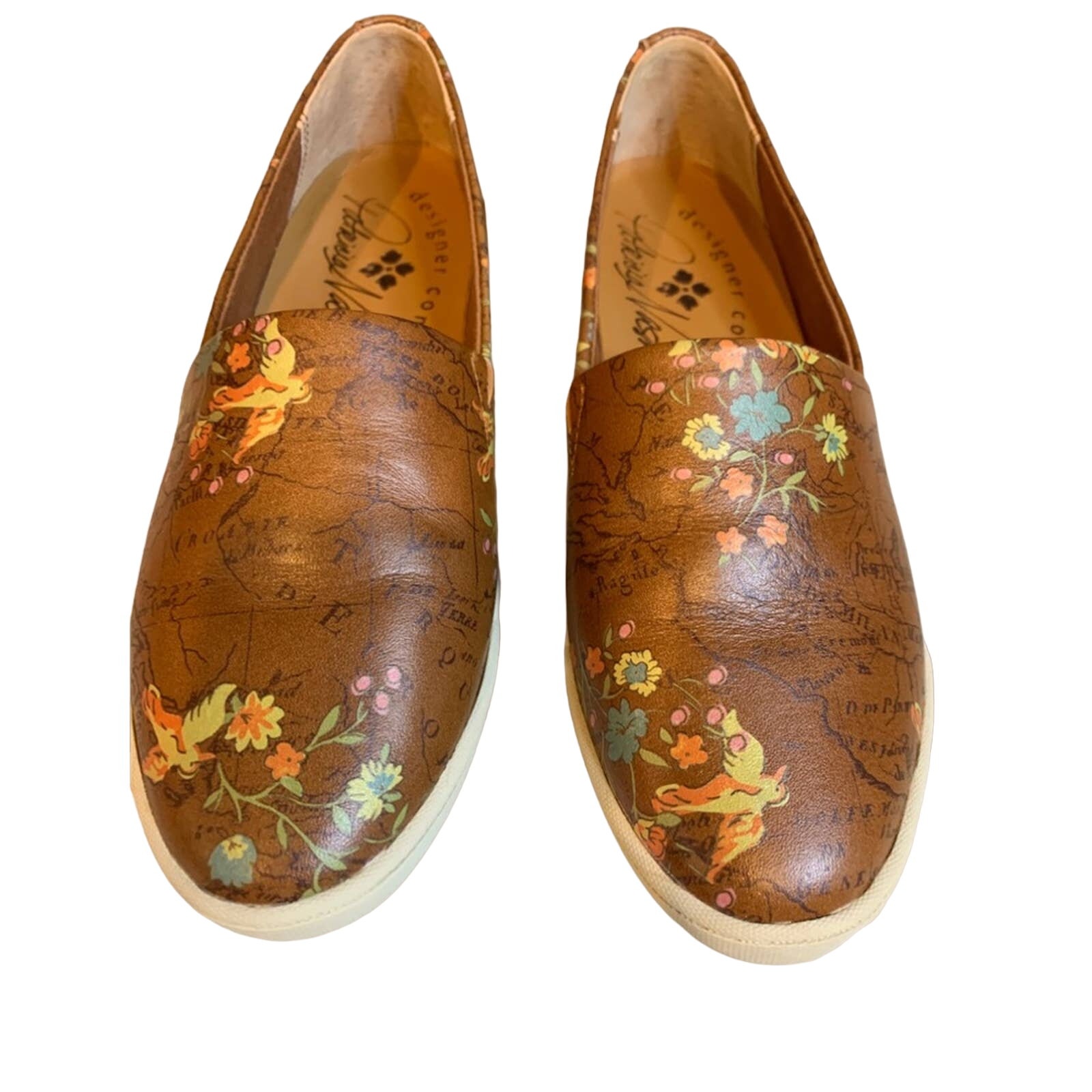 Patricia Nash Lola Leather Slip On Shoes 6